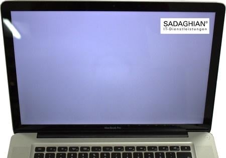 MacBook zeigt nur einen weißen Bildschirm MacBook zeigt nur einen weißen Bildschirm