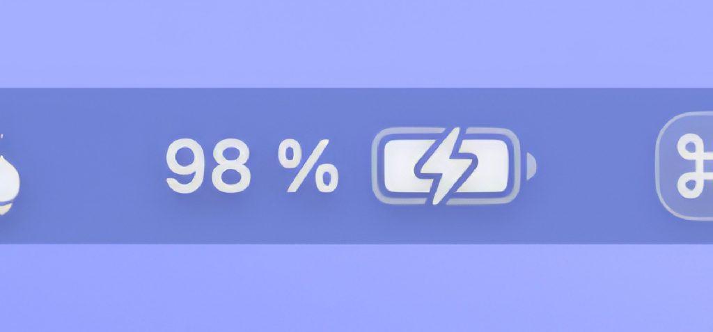 Anzeige Ladestatus am MacBook Pro
