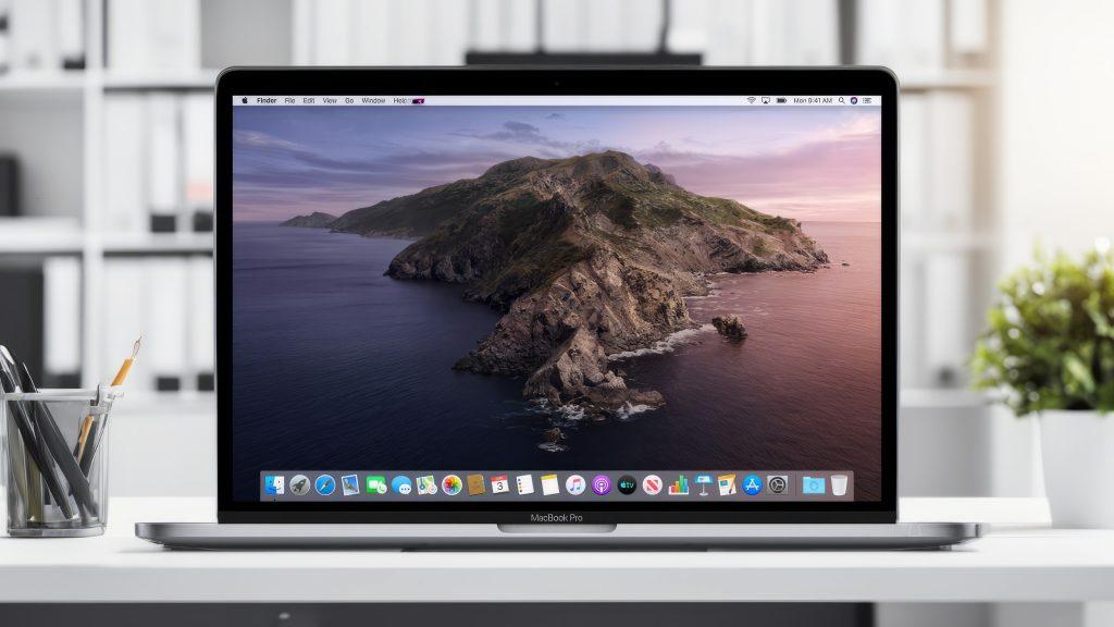 macOS Catalina Der Desktop von macOS Catalina.