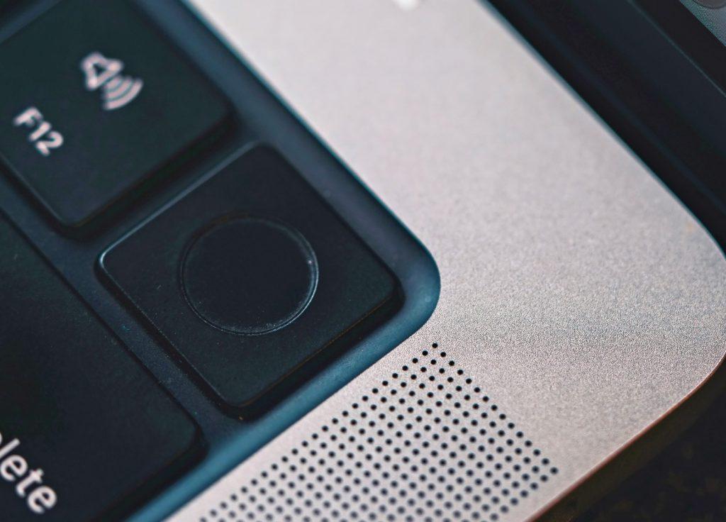Touch ID Sensor am MacBook Der Touch ID Sensor auf der Tastatur eines MacBooks.