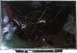 MacBook schwarzer Bildschirm mit Bildkonturen: Backlight defekt