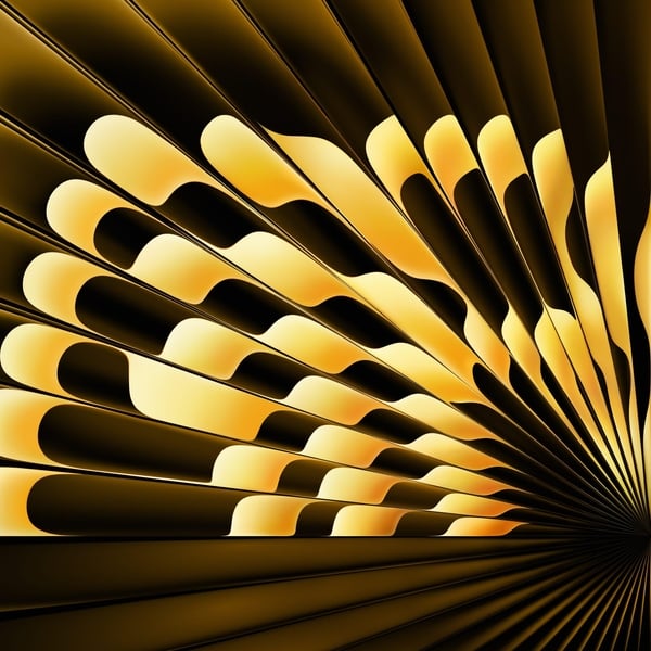 Radial Yellow wallpaper