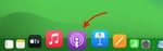 Eine App wird per Drag &amp; Drop in das Dock gezogen