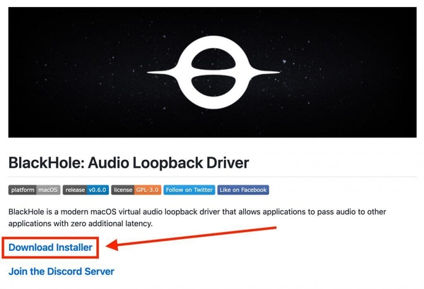 Screenshot der GitHub-Seite mit Pfeil, wo man den Download findet