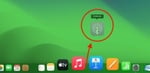 Eine App wird aus dem Dock entfernt