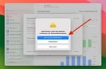 Screenshot der macOS Systemeinstellungen zum Deaktivieren des optimierten Ladens